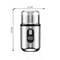 Thumbnail for mini-rasoir-electrique-argente-dimensions