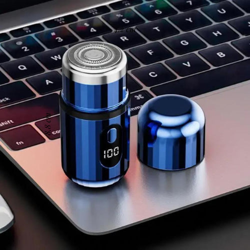 mini-rasoir-electrique-bleu-exposition