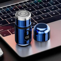 Thumbnail for mini-rasoir-electrique-bleu-exposition