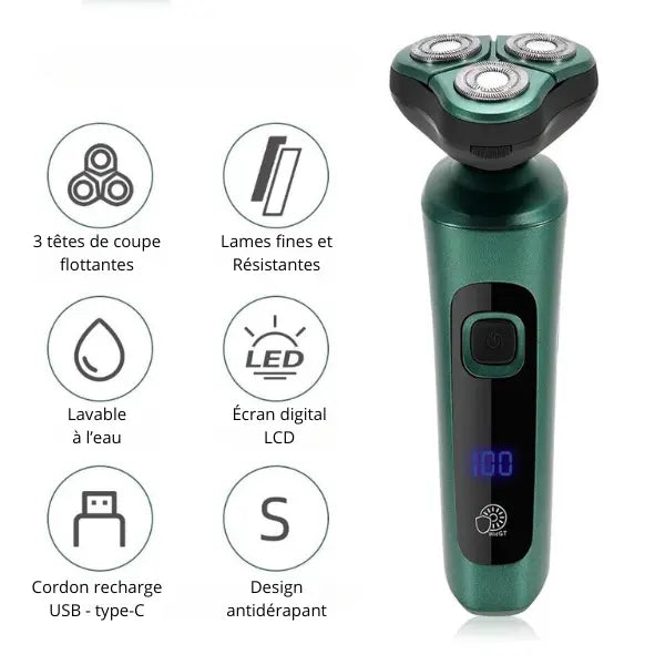 rasoir-électrique-barbe-caracteristiques