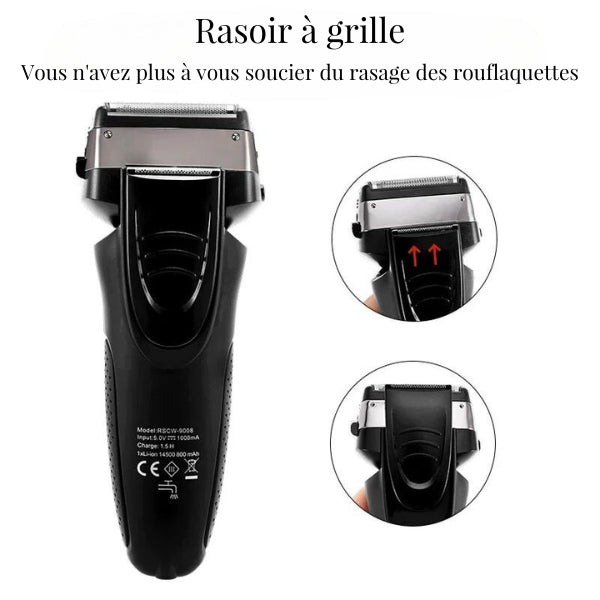 rasoir-electrique-homme-barbe-vue-de-dos