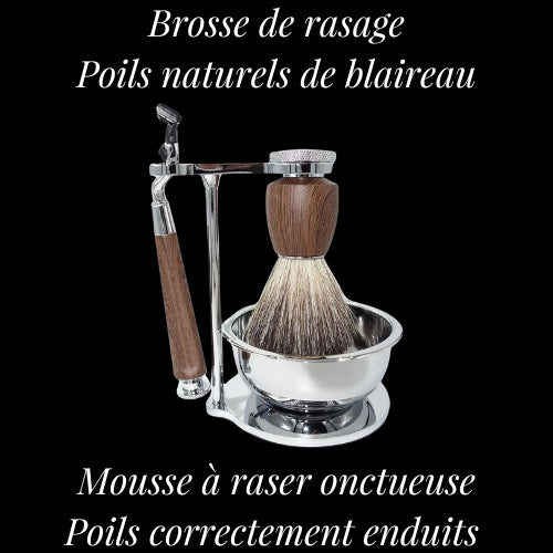 kit-rasoir-mach-3-manche-bois-blaireau-poils-naturels